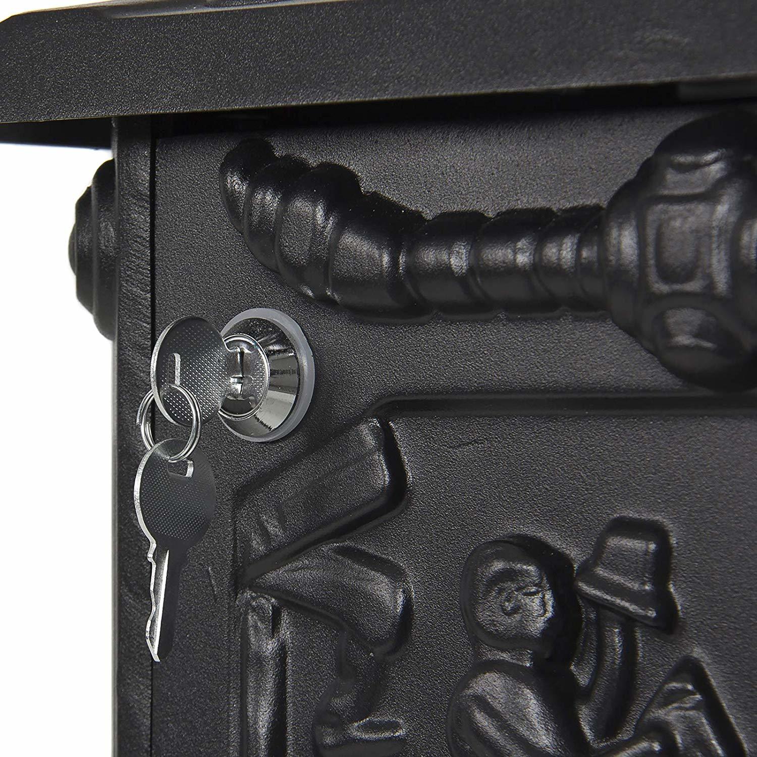 Cast Iron Vintage Mailbox
