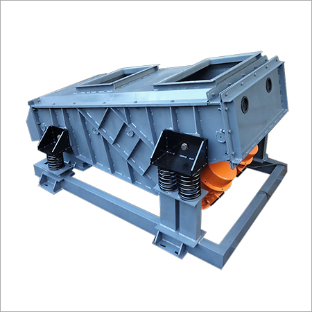 Heavy Duty Eccentric Linear Vibrating Shaker - Galvanized Steel, 1 to 100 tph Capacity | Automatic, Eco-Friendly, High Efficiency, Blue Color