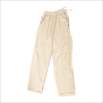 Cotton Mens White Sports Lower