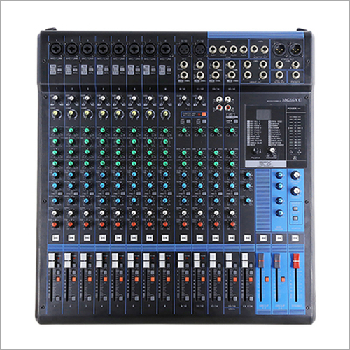Mixer Console - Metal/plastic, 480x300x100mm, 16 Channels, 3-band Eq, Built-in Effects, Clear Audio, Multiple Inputs, Easy Mixing