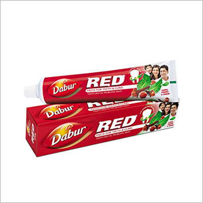 Dabur Red Tooth Paste - Natural Herbal Formula, Mint Flavor | Protects Against Cavities, Reduces Bad Breath, Suitable for Sensitive Teeth