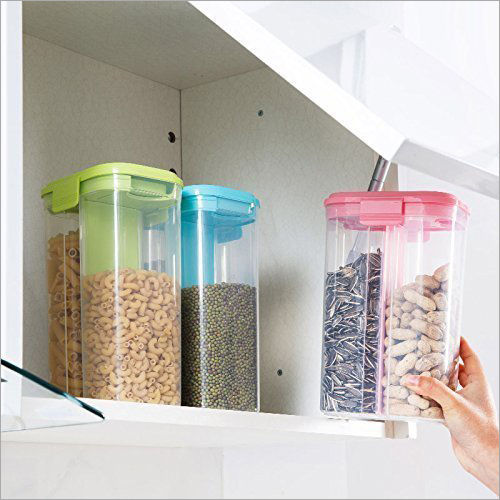 2 In 1 Kitchen Storage Container With Clip Lock