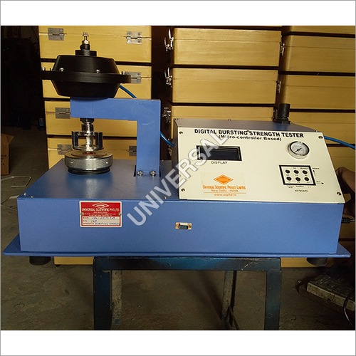 Bursting Strength Tester - Aluminum & Steel, 40x30x20 cm, 0-100 psi Pressure Range | Digital Display, Accurate Testing, Easy Operation, Durable Design, Reliable Results, Efficient Workflow, Precise Measurements