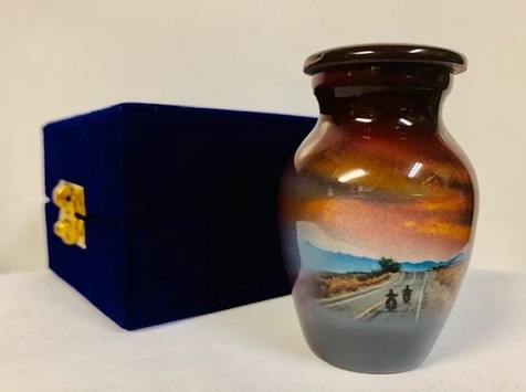 Mix Color Highway To Heaven Cremation Urn - New