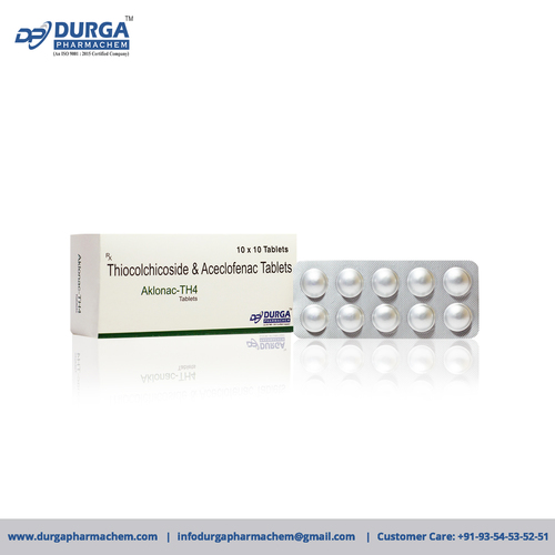Aceclofenac + Paracetamol + Thiocolchicoside Generic Drugs