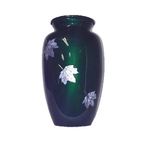 Green Bird Cremation Urn-new