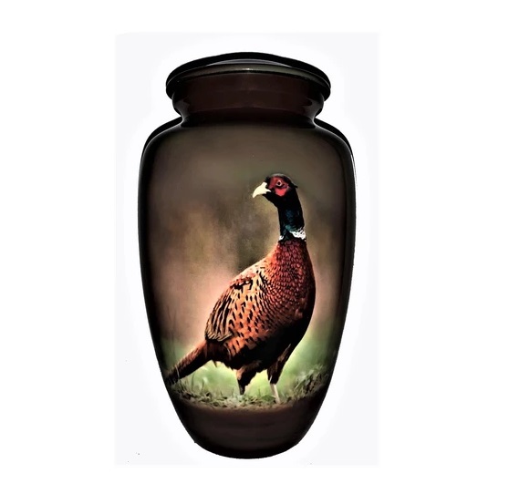 Orange Heaven's Gate Cremation Urn-new