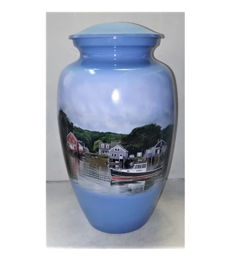Blue Tranquility Cremation Urn- New