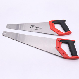 Hand Saw - 270mm 65mn Steel, Anti-rust Coating And Three Bevel Grinding Teeth - Fast Cuts In Green And Dry Wood, Lightweight At 300g
