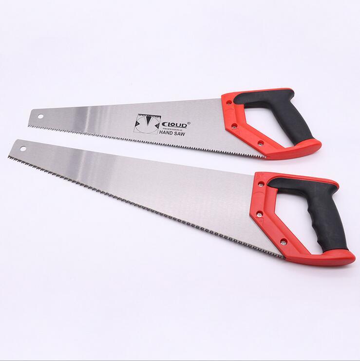 Hand Saw - 270mm 65mn Steel, Anti-rust Coating And Three Bevel Grinding Teeth - Fast Cuts In Green And Dry Wood, Lightweight At 300g