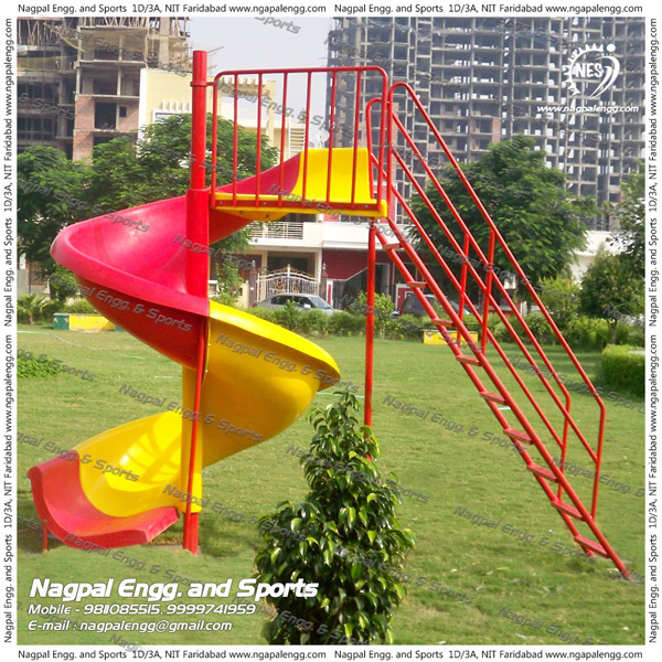 Spiral Slide Capacity: 3-5 Childrens Kg/hr