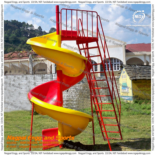 Spiral Slide Capacity: 3-5 Childrens Kg/hr