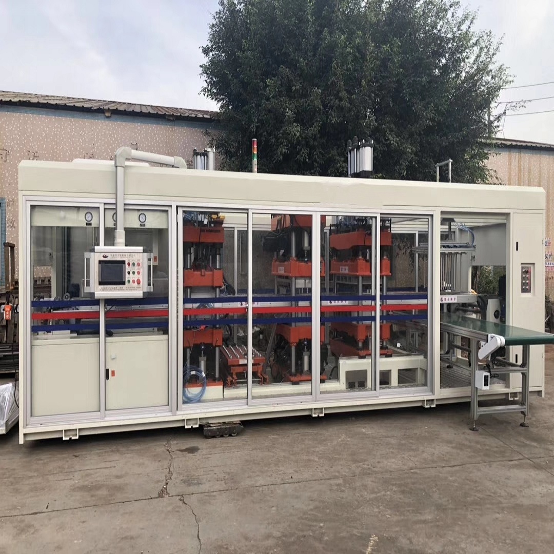 Customized Positive And Negative Disposable Food Container Thermoforming Machine