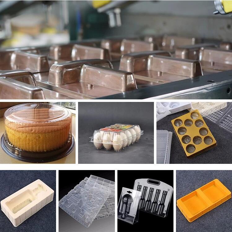 Customized Positive And Negative Disposable Food Container Thermoforming Machine
