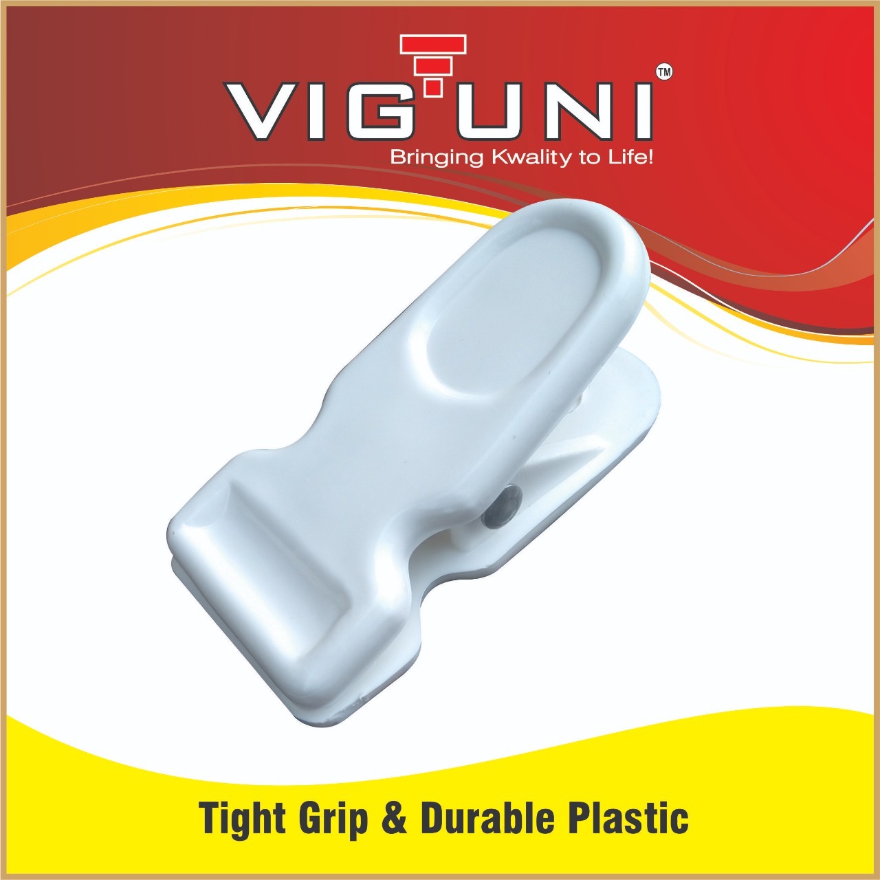 White & Grey Cloth Clip (Multi Purpose)