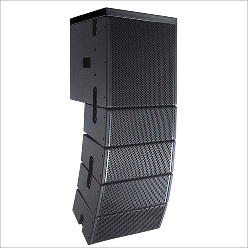 Line Array Speaker - Wood, Metal, 100x50x20 Cm | High Output, Wide Coverage, Clear Audio, Scalable System