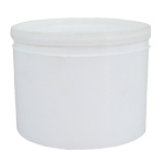 1 Liter Plastic Paint Container - Plastic Material, 1 Liter Capacity, Customized Color | Lightweight, Leak Proof, Stylish Texture, High Durability