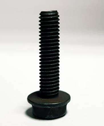 Flange Bolt - Steel, M6-M12 Thread Size, 12-25mm Flange Diameter, 10-100mm Length | Black Oxide Finish, ISO 898-1 Compliance, Machine Assembly Usage