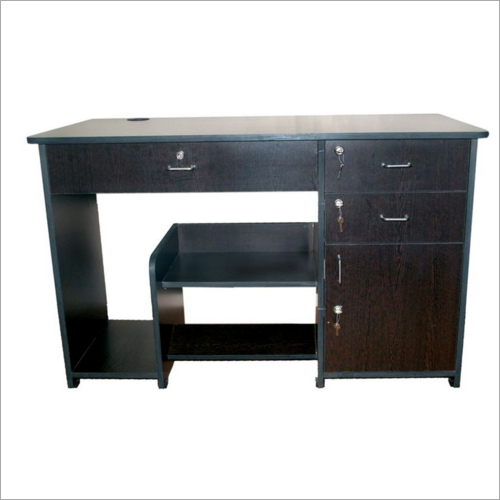 Brown 4 Drawer Desk