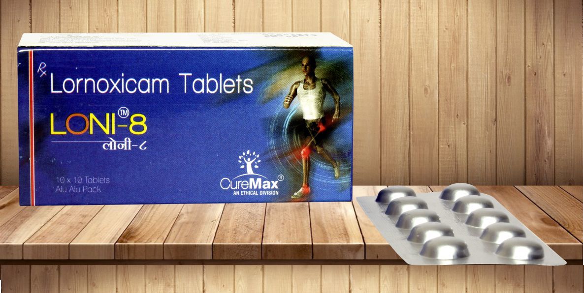 Lornoxicam 4 Mg, 8 Mg & 16 Mg General Medicines