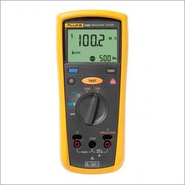 Black & Yellow Insulation Resistance Tester Meter