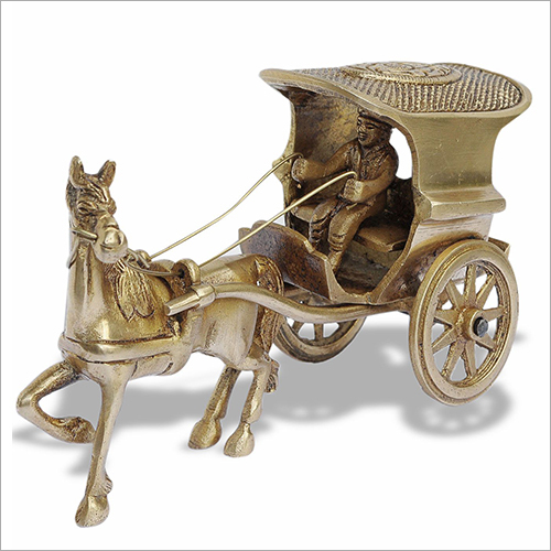 Brass Horse Chariot