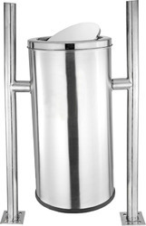 Silver Hanging Dustbin