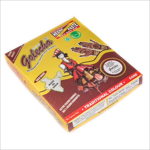 No Side Effects Golecha Maroon Henna Cone