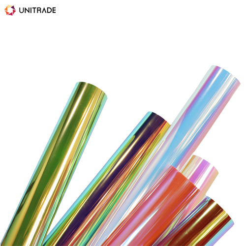 Chameleon Heat Transfer Vinyl - PU, 49cm x 50m Roll | Glossy Finish, Iridescent Colors, Soft Touch, High Washability