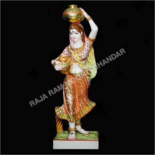 Marble Panihari Statue Size: Customized