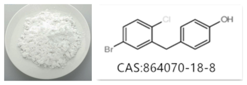 4- (5-ब्रोमो-2-क्लोरोबेंज़िल) फिनोल 864070-18-8, डैपाग्लिफ्लोज़िन इम्प्योरिटी 39 कैस नंबर: 864070-18-8