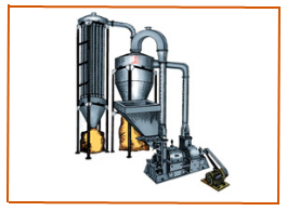 Automatic Husk Grinding Machine - Cast Iron, Plc Control System | Features: Pneumatic System, Blower, Dust Collector, Airlock Valve, Double Cyclone Tank, 1 Year Warranty