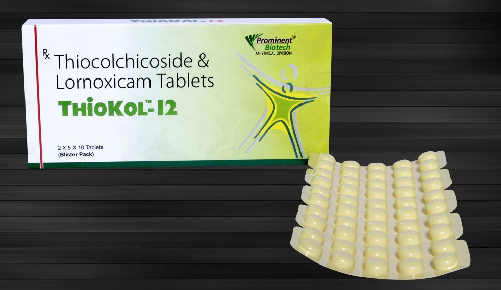 Thiocolchicoside 4 Mg & Lornoxicam 8mg General Medicines