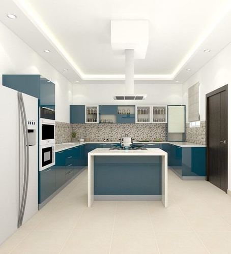 Wood Island Modular Kitchen
