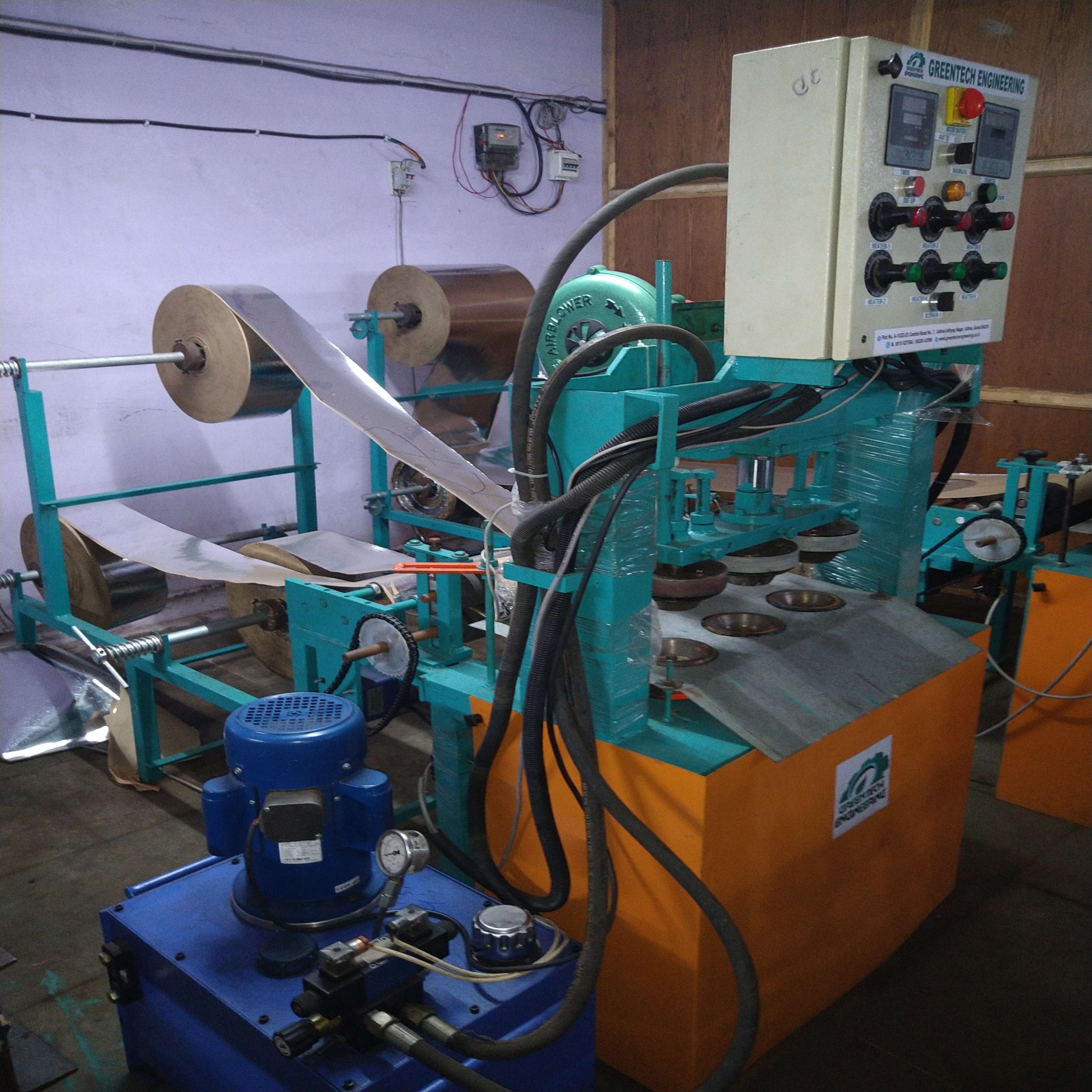 Triple Die Paper Dona Machine - Warranty: One Year Of Motor