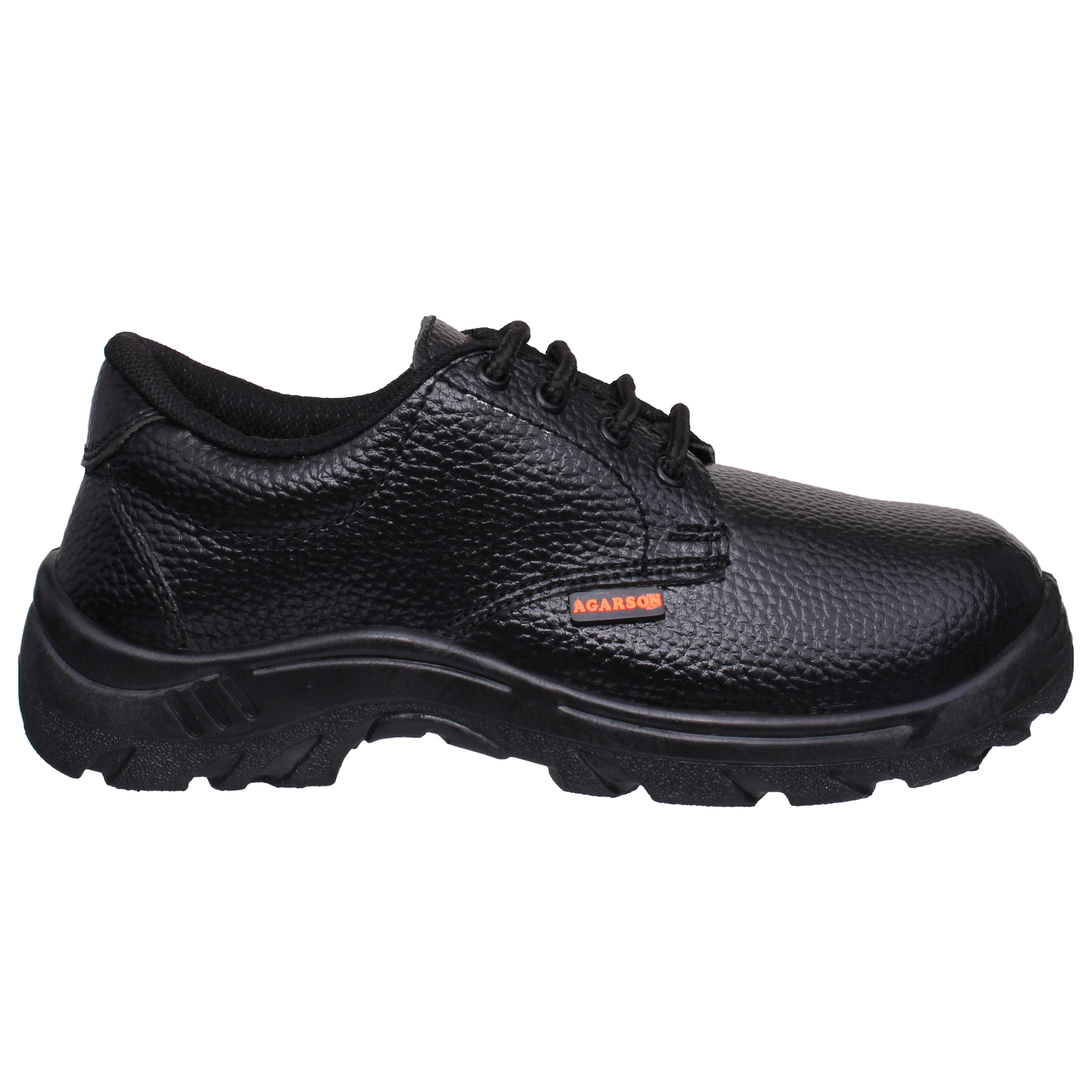 Oil Resistant Safety Shoes - Eva Insole, Pvc Outsole, Size 6-11, Black | Steel Toe, Slip-on Style, Non-slip Sole, Impact Absorption