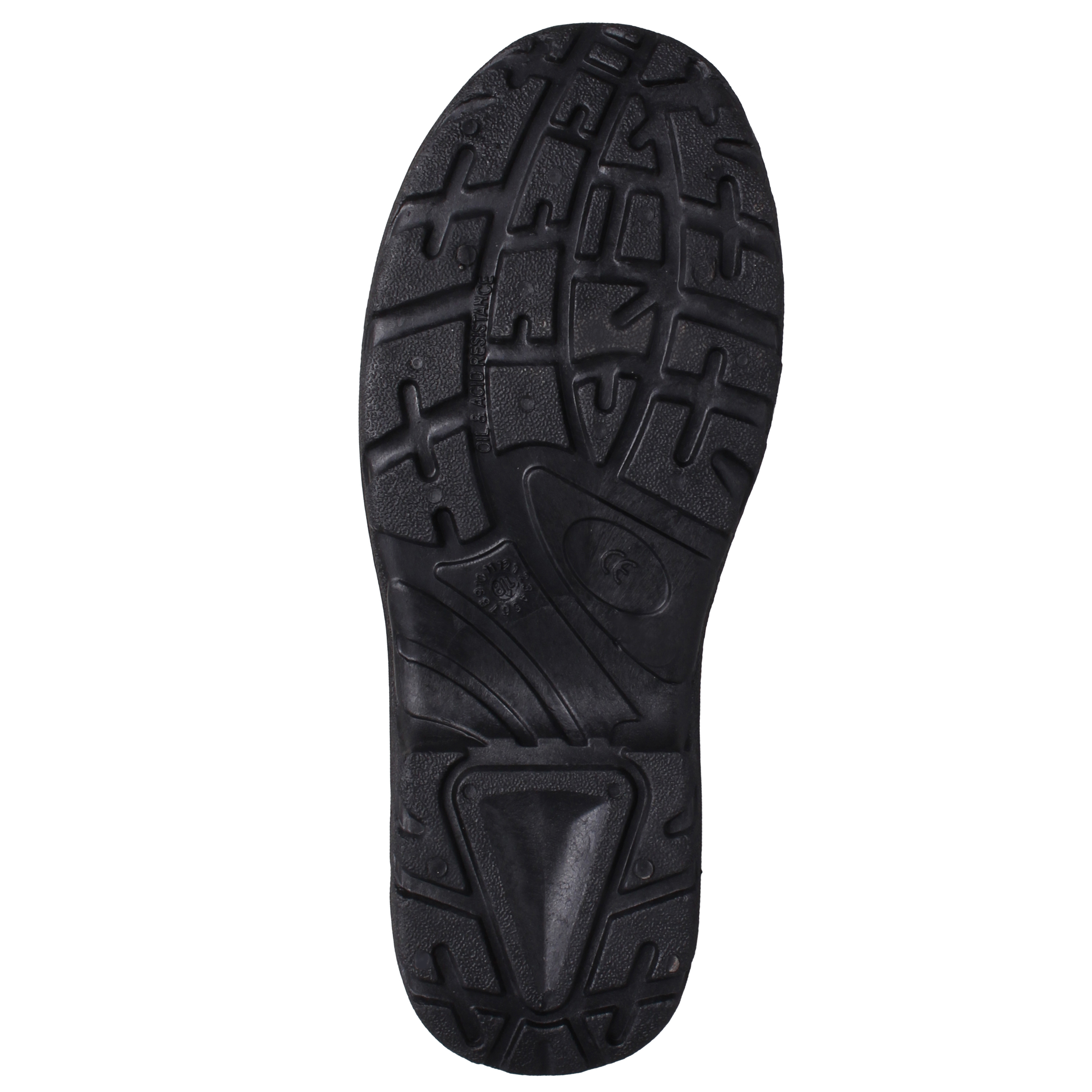 Oil Resistant Safety Shoes - Eva Insole, Pvc Outsole, Size 6-11, Black | Steel Toe, Slip-on Style, Non-slip Sole, Impact Absorption