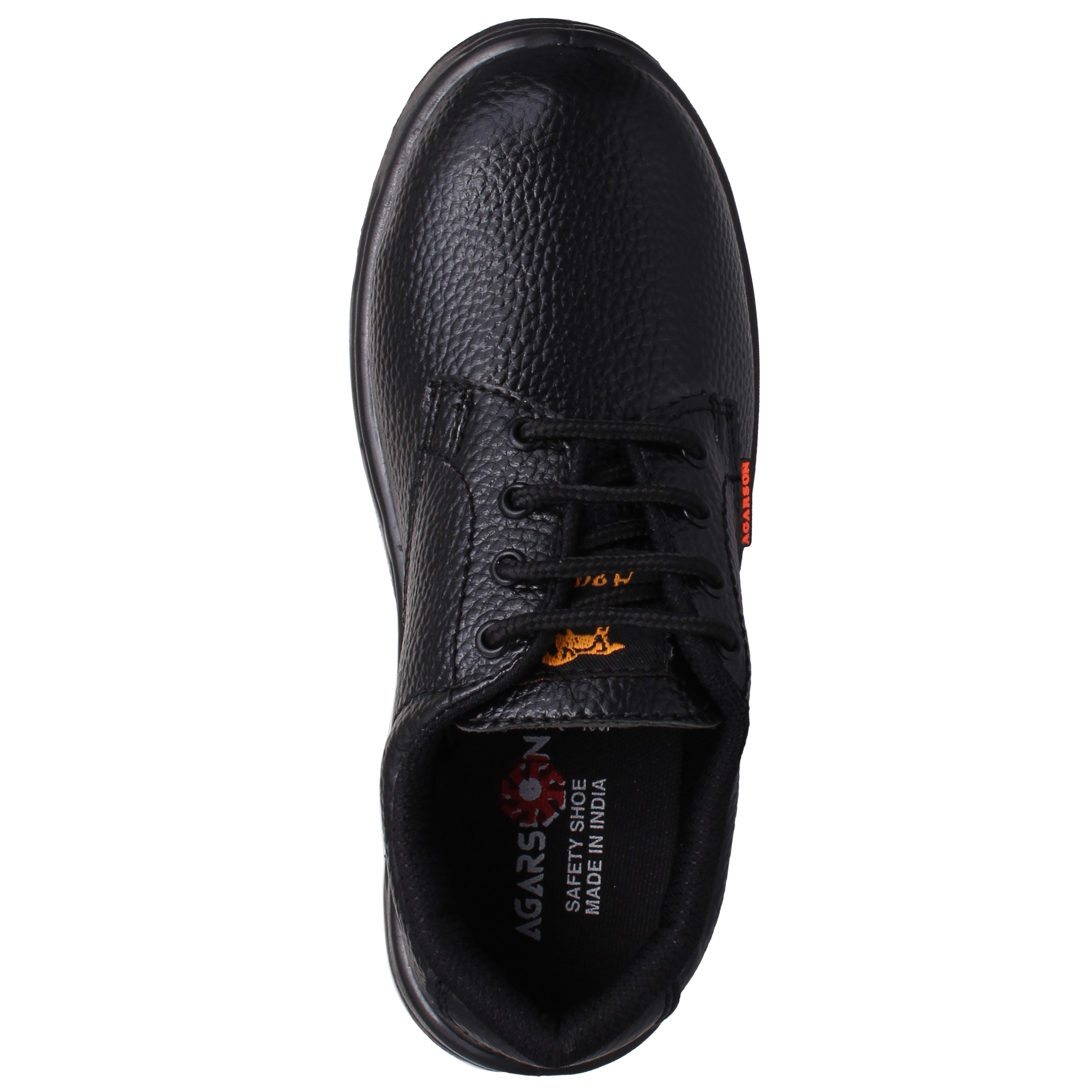 Oil Resistant Safety Shoes - Eva Insole, Pvc Outsole, Size 6-11, Black | Steel Toe, Slip-on Style, Non-slip Sole, Impact Absorption