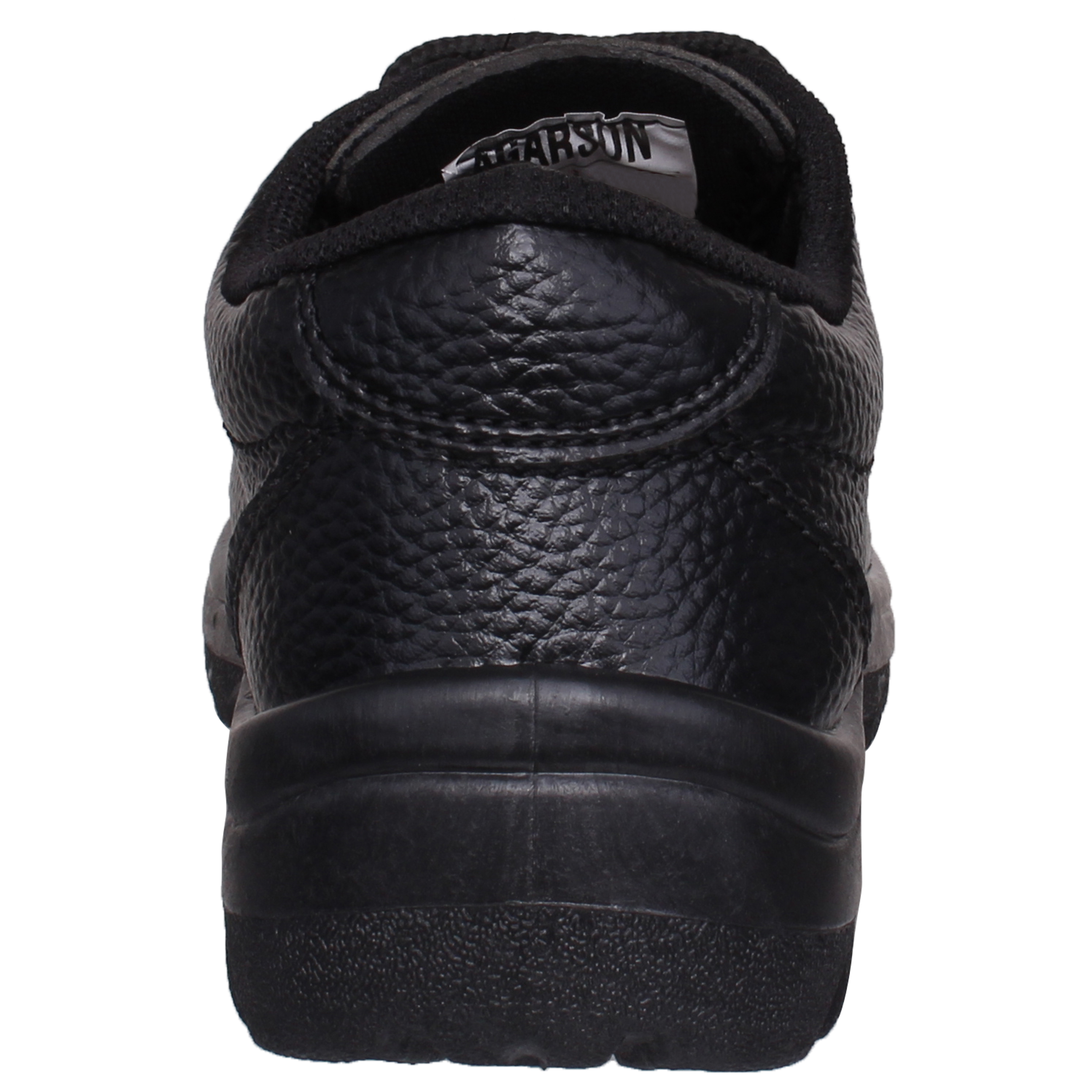 Oil Resistant Safety Shoes - Eva Insole, Pvc Outsole, Size 6-11, Black | Steel Toe, Slip-on Style, Non-slip Sole, Impact Absorption