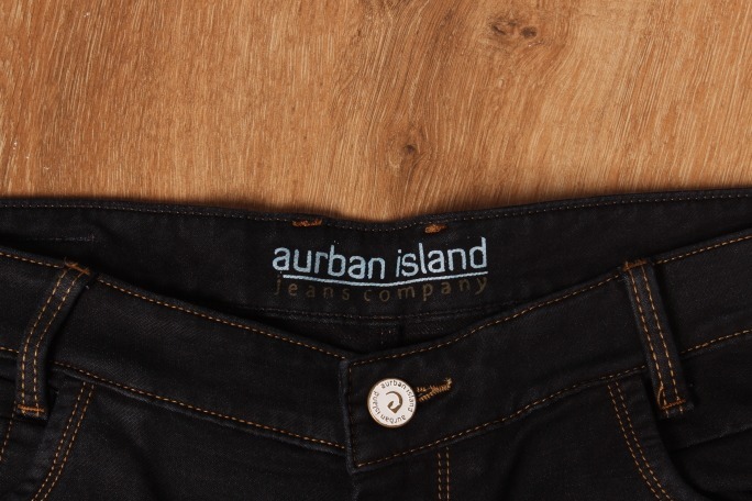 Green Knitted Dobby Lycra Jeans