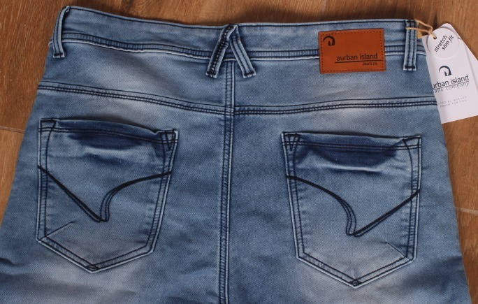 Mens Blue Dobby Skinny Fit Jeans Fabric Weight: 500 Grams (G)