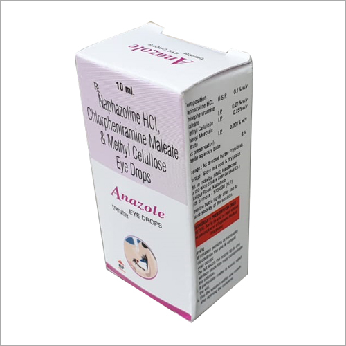 लिक्विड 10 एमएल नेफ़ाज़ोलिन एचसीएल क्लोरफेनिरामाइन मैलेट और मिथाइल सेल्युलोज़ आई ड्रॉप