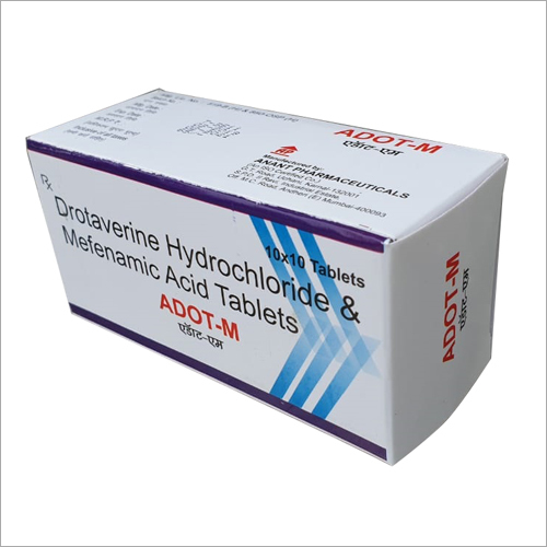 ड्रोटावेरिन हाइड्रोक्लोराइड और मेफेनैमिक एसिड टैबलेट: वयस्कों के लिए अनुशंसित