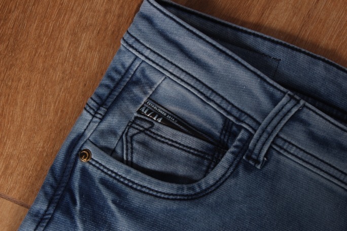 Skinny Dark Blue Jeans - Knitted Dobby Lycra, Slim Fit, 5 Color Options