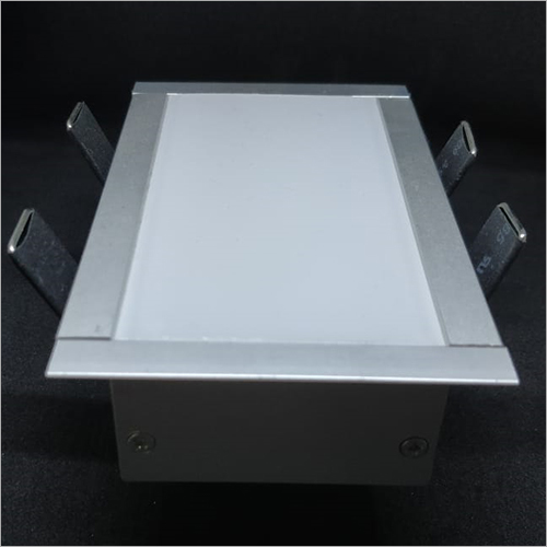 Led Panel Light Housing - Metal Fabrication, Rectangular Shape, Silver And White Finishing | Scratch-proof, Corrosion-resistant, Long Service Life