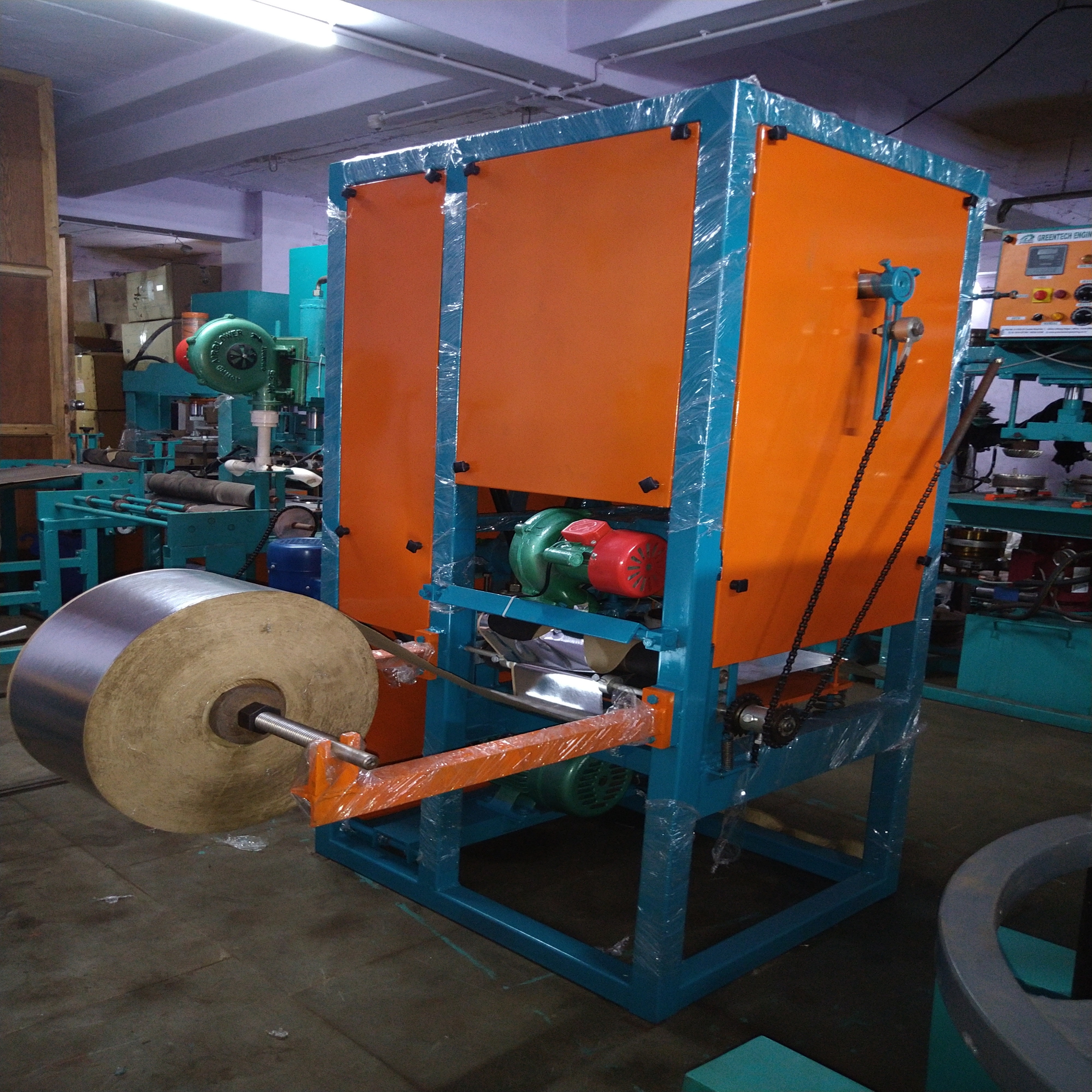 Fully Automatic Single Die Dron Making Machine - 4"-14" Die Size, 900-1400 Pcs/hr Production, 220v Power Source | One Year Motor And Blower Warranty, Free Heater And Dies Included