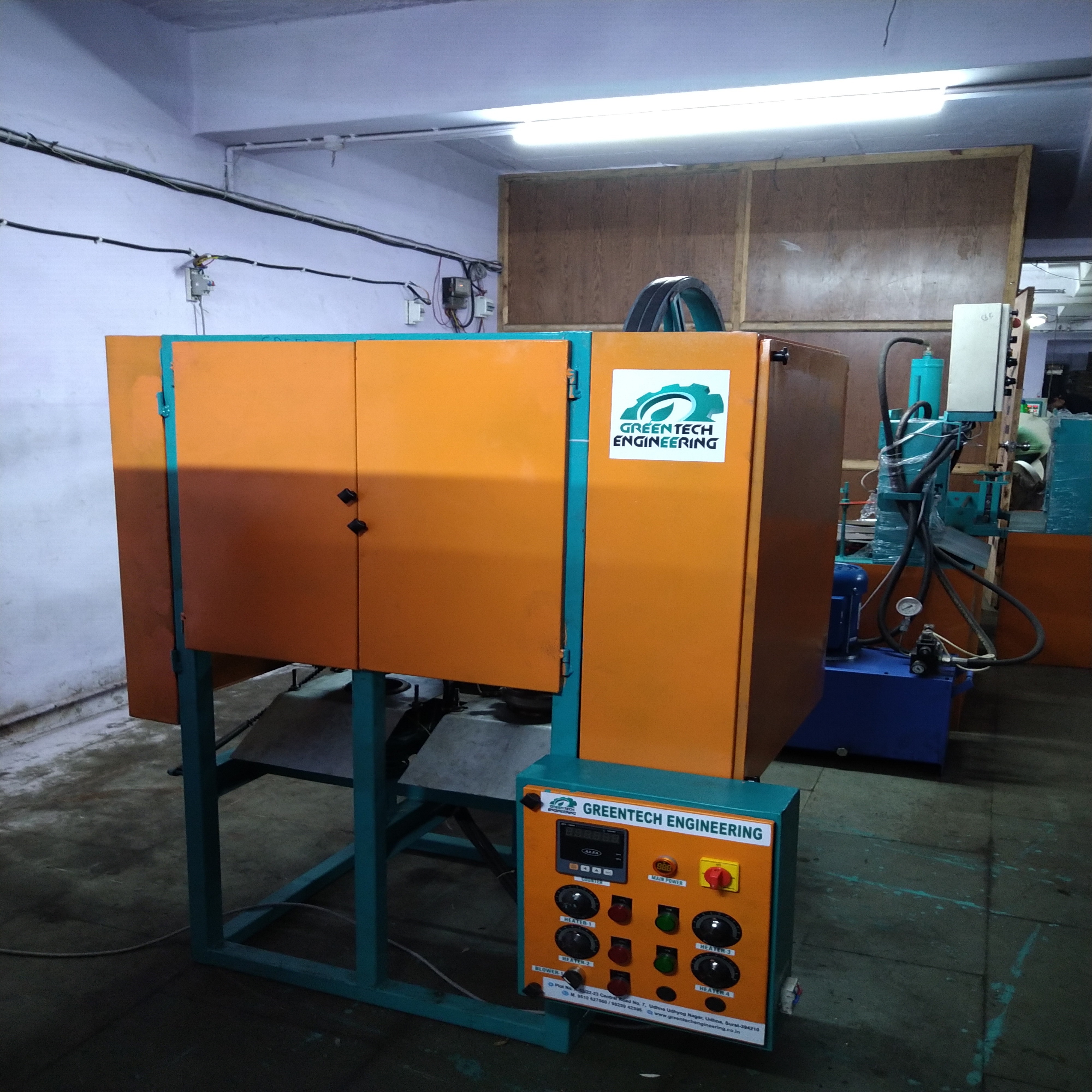 Fully Automatic Double Die Padiya Making Machine - Warranty: One Year Of Motor And Blower