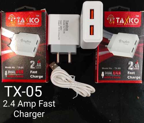Tx-05 यूएसबी चार्जर (2.4 एम्प यूएसबी चार्जर)