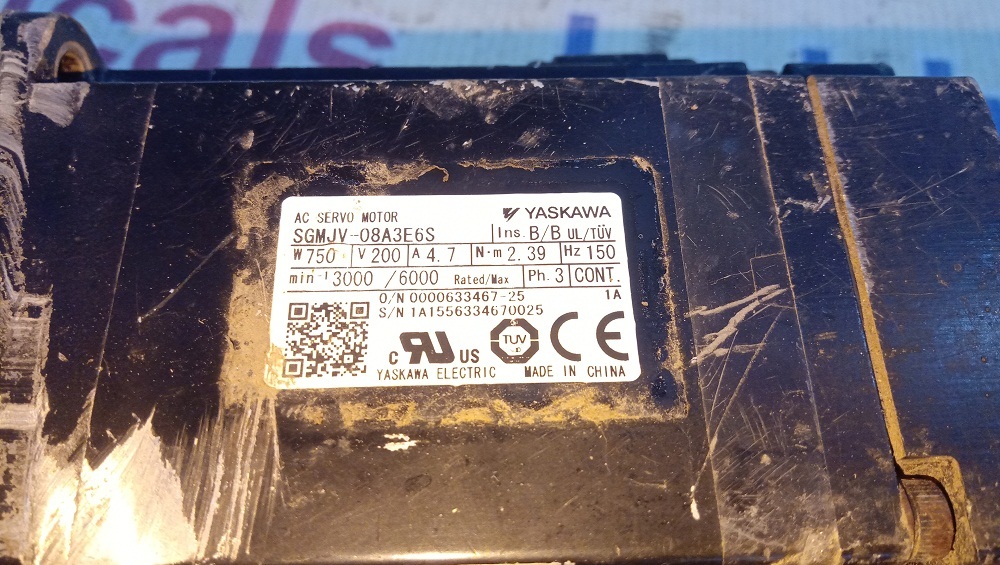 Yaskawa Servo Motor Sgmjv-08a3e6s