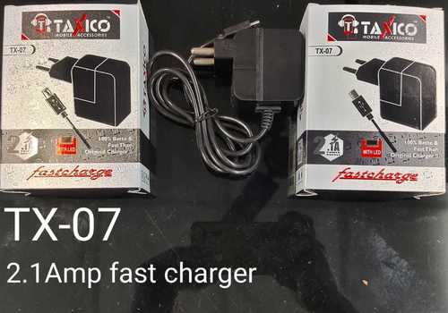Tx-07 यूएसबी चार्जर (2.1amp फास्ट चार्जर)